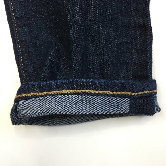 PAIGE Carson Dark Wash Skyline Ankle Peg Maternity Pull On Skinny Jeans - Picture 15 of 16